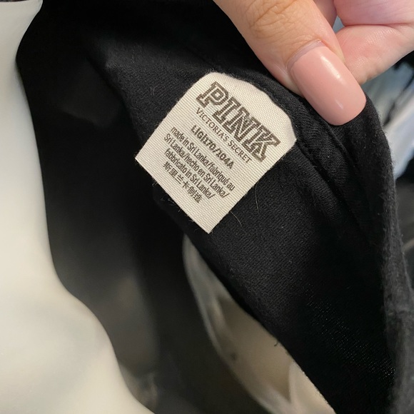 VS PINK Sequin Bling Rainbow Spellout Long Sleeve - Picture 7 of 8